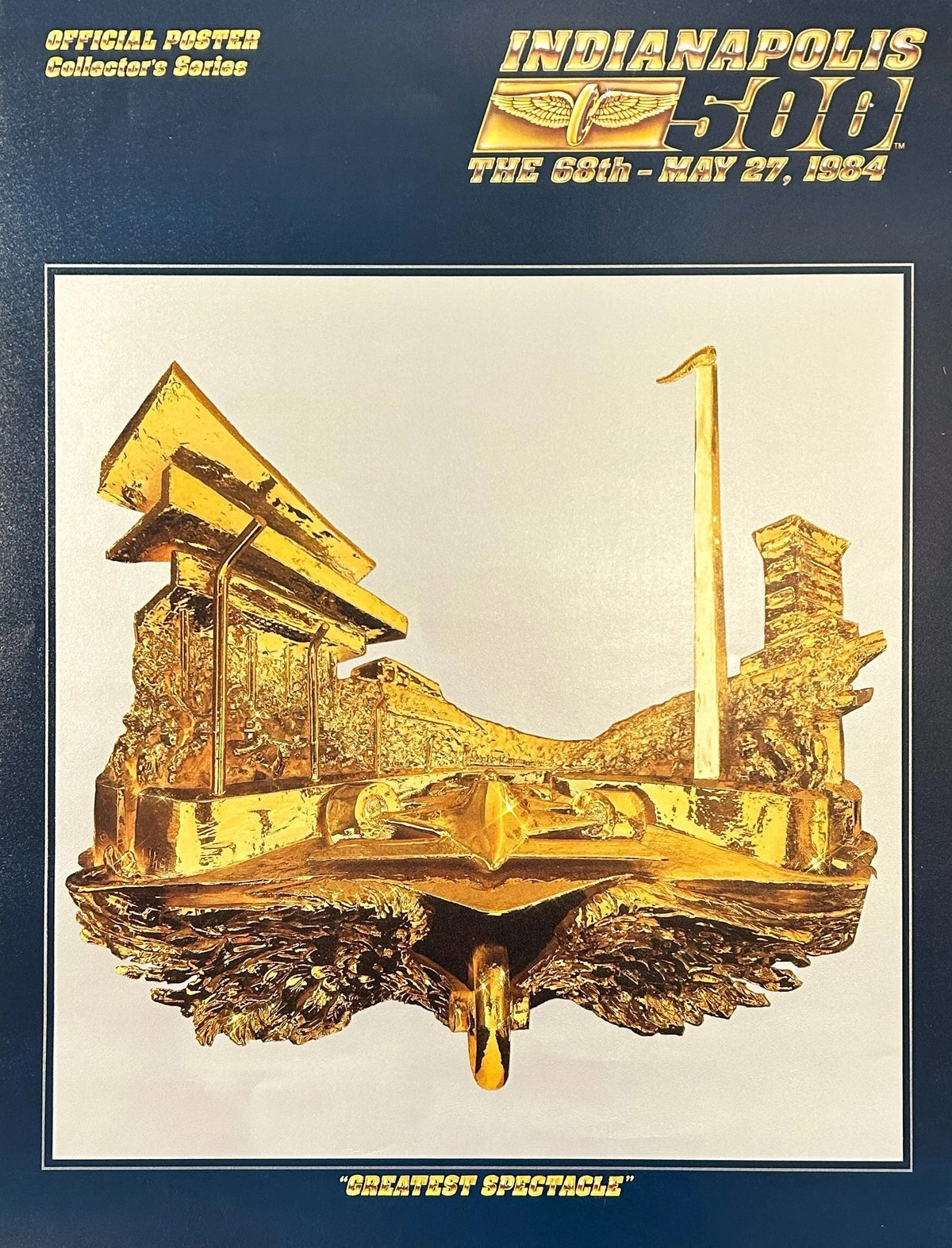 Indy 500 - Original Vintage Poster