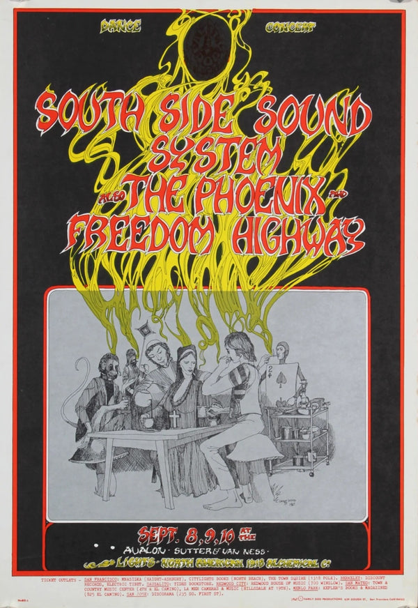 Southside Sound System by Greg Irons, FD-80 - Original Vintage Poster