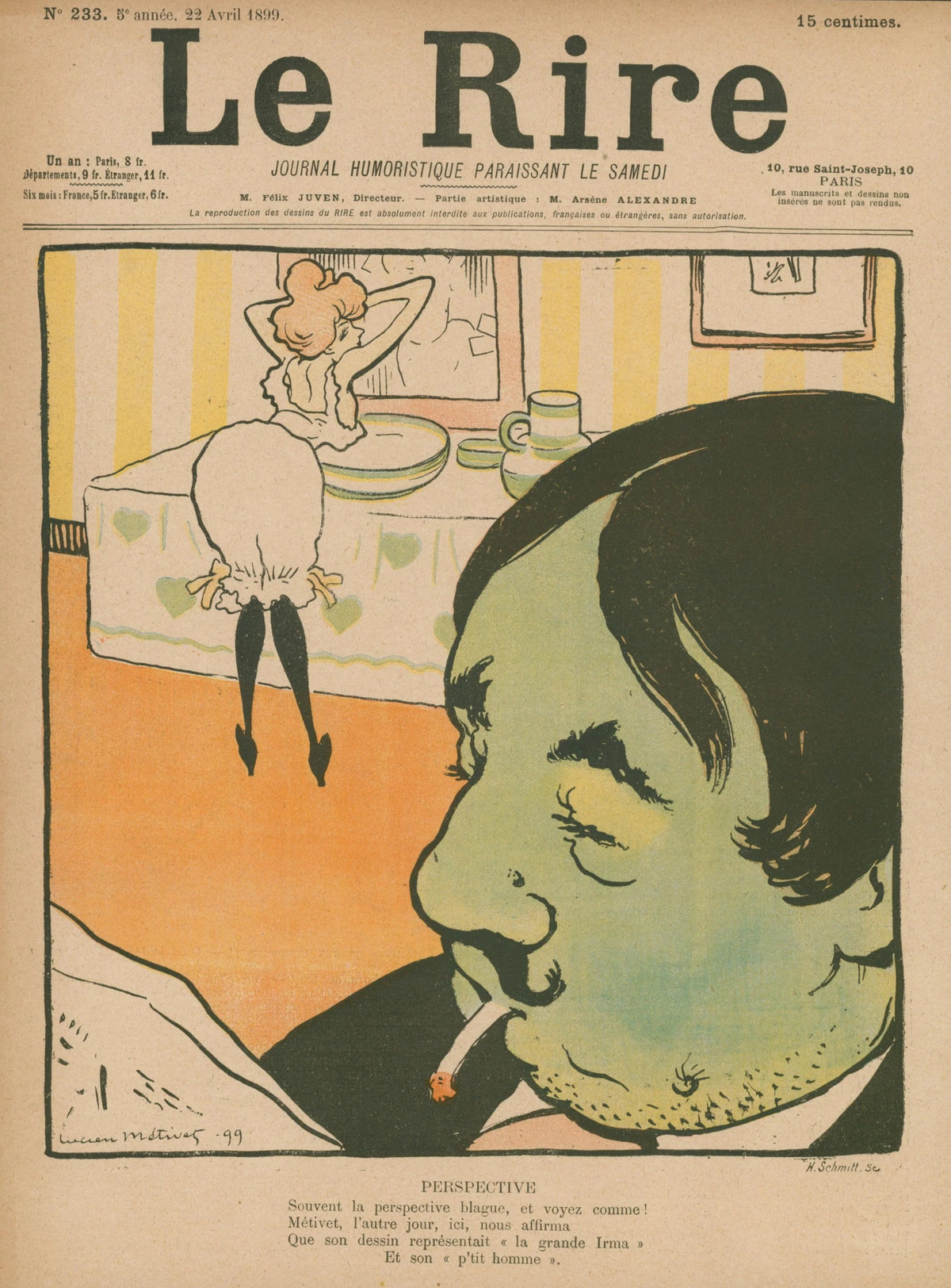 Perspective, Le Rire - Original Vintage Cover Art:
