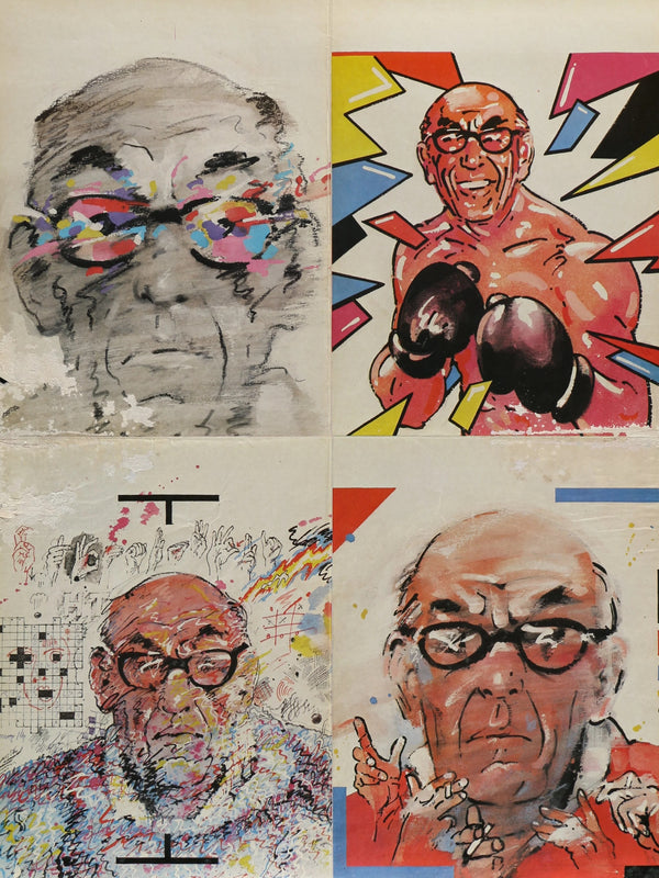 WALDEMAR SWIERZY 2-sided Polish 18x24 1985 - Original Vintage Poster