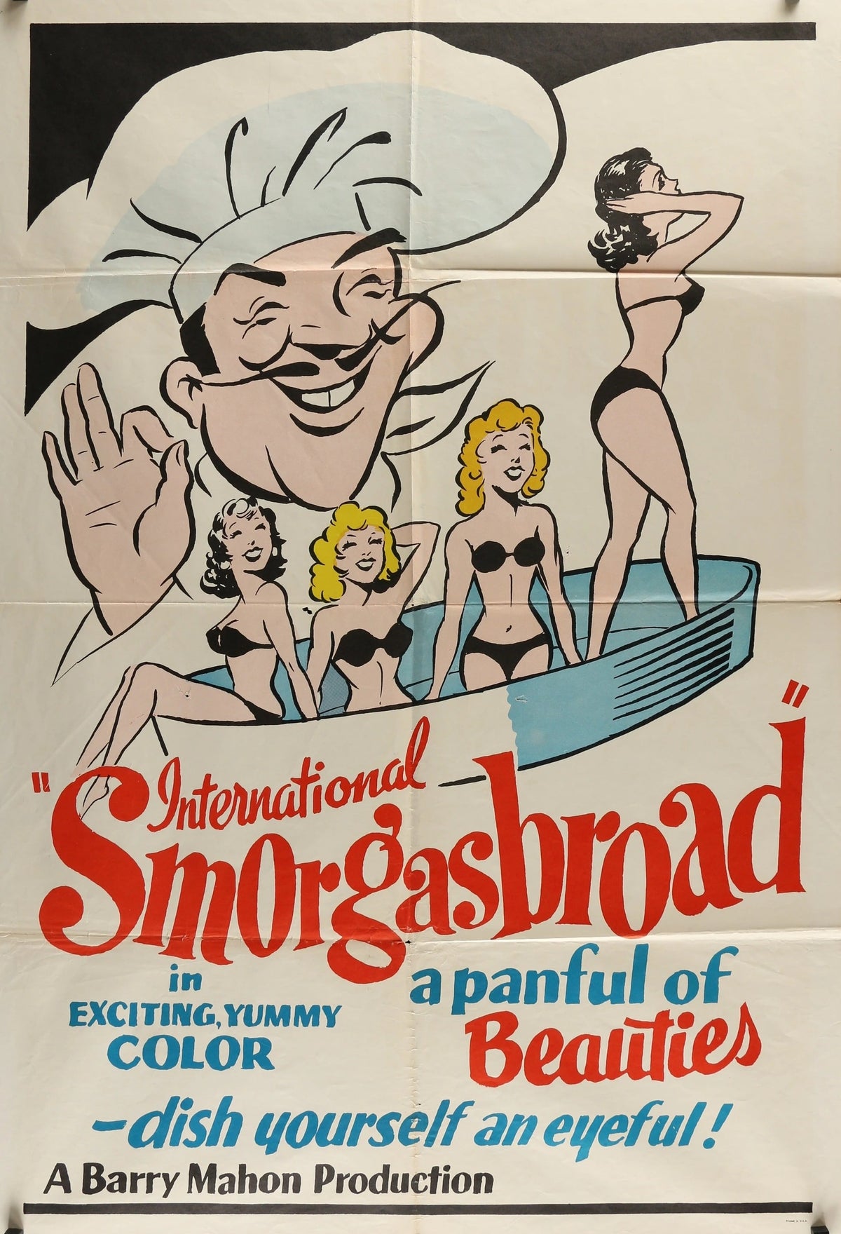 International Smorgasbroad 1sh 1965 with Barry Mahon - Original Vintage Poster