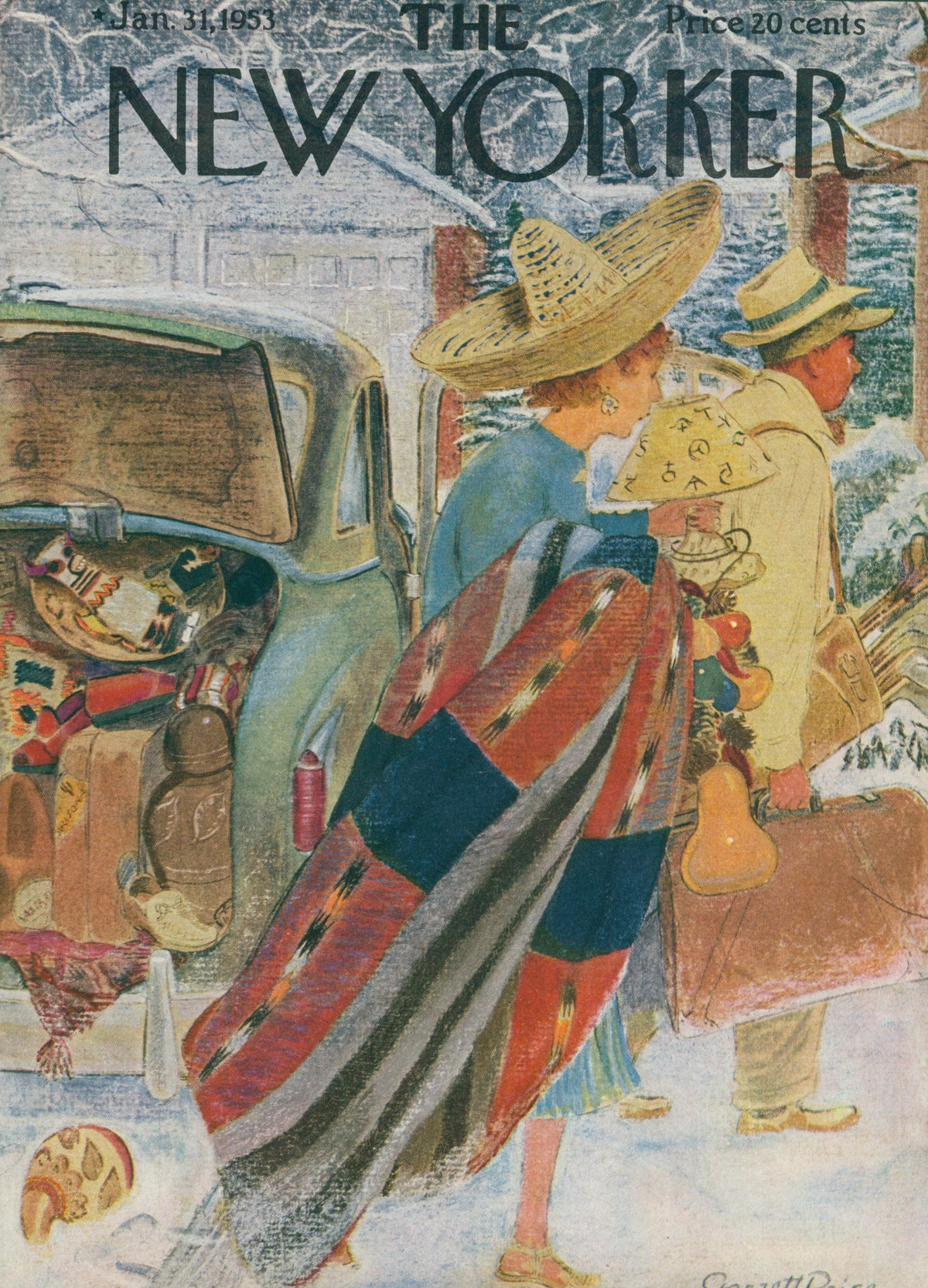 Flea Market Finds- The New Yorker - Original Vintage Cover Art: