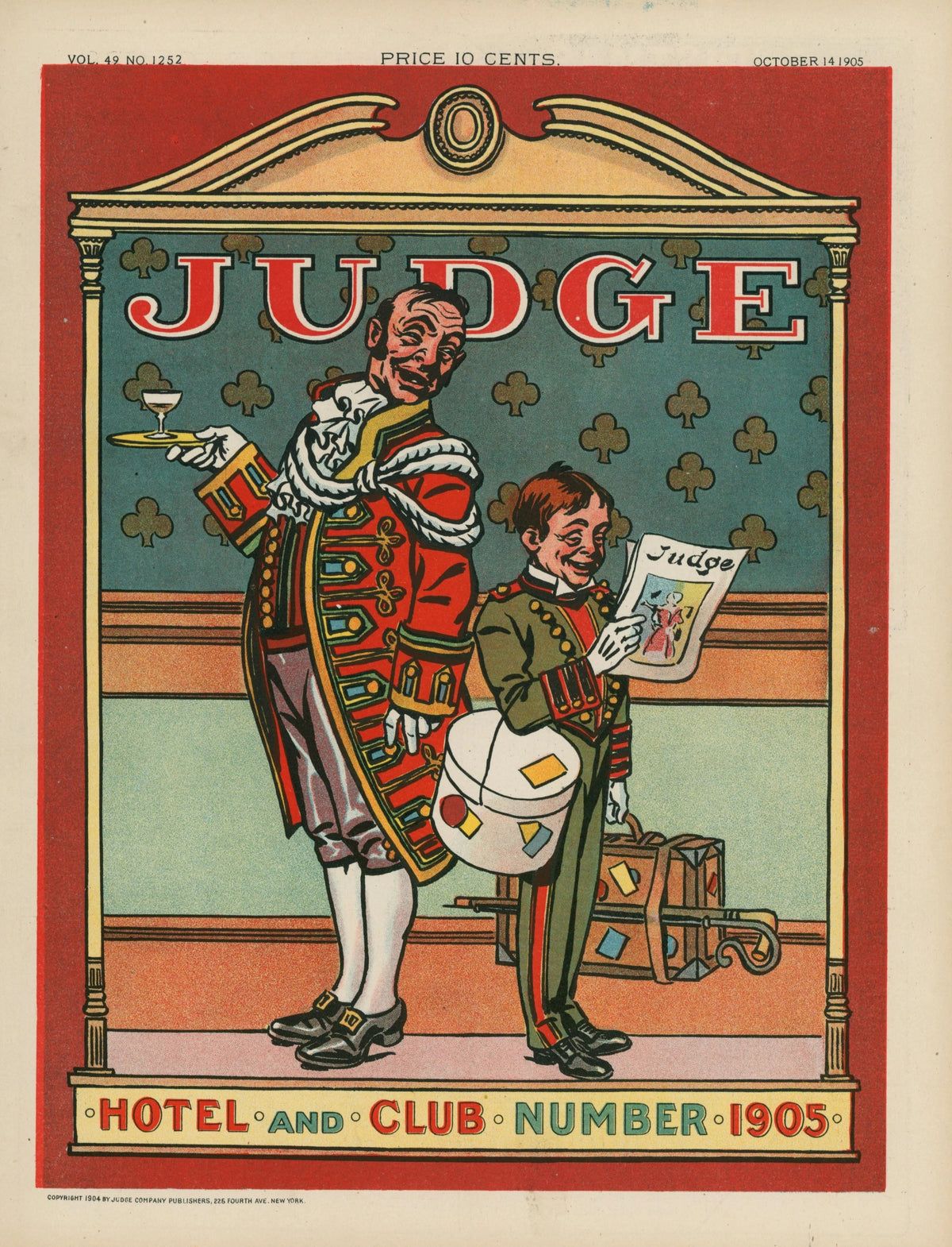 Judge Cover 12 - Original Vintage Cover Art: