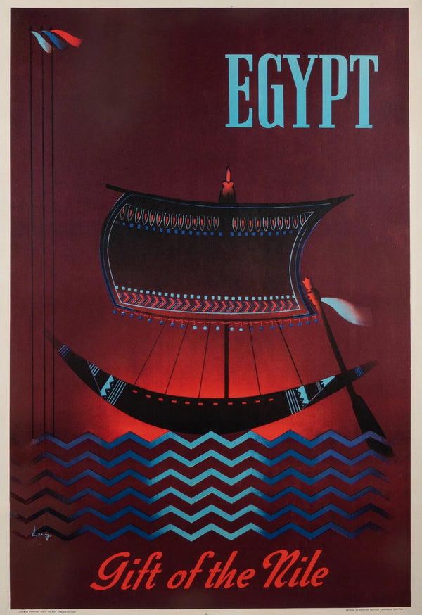 Egypt, Gift of the Nile - Original Vintage Poster