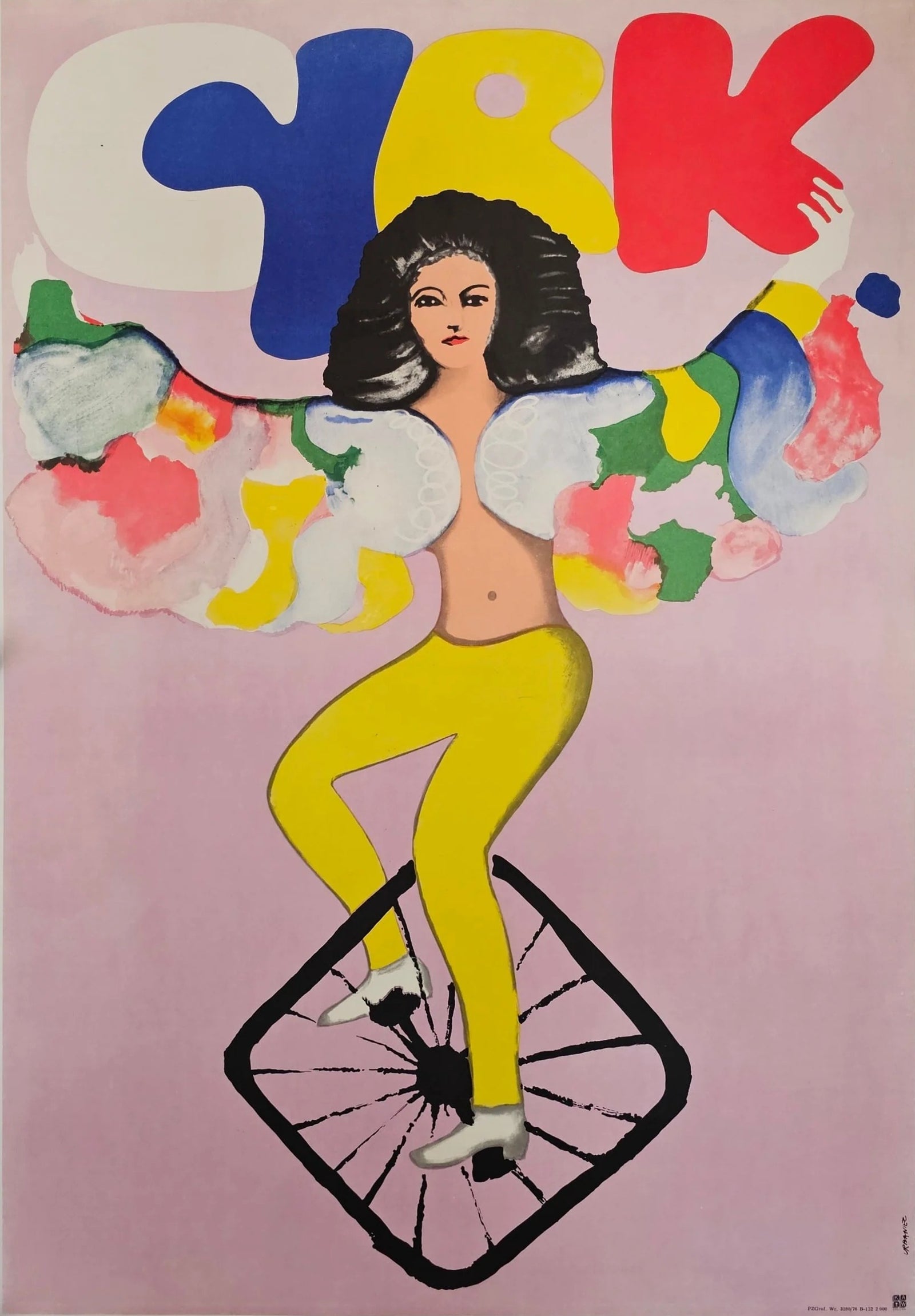 Cyrk by Maciej Urbaniec - Original Vintage Poster