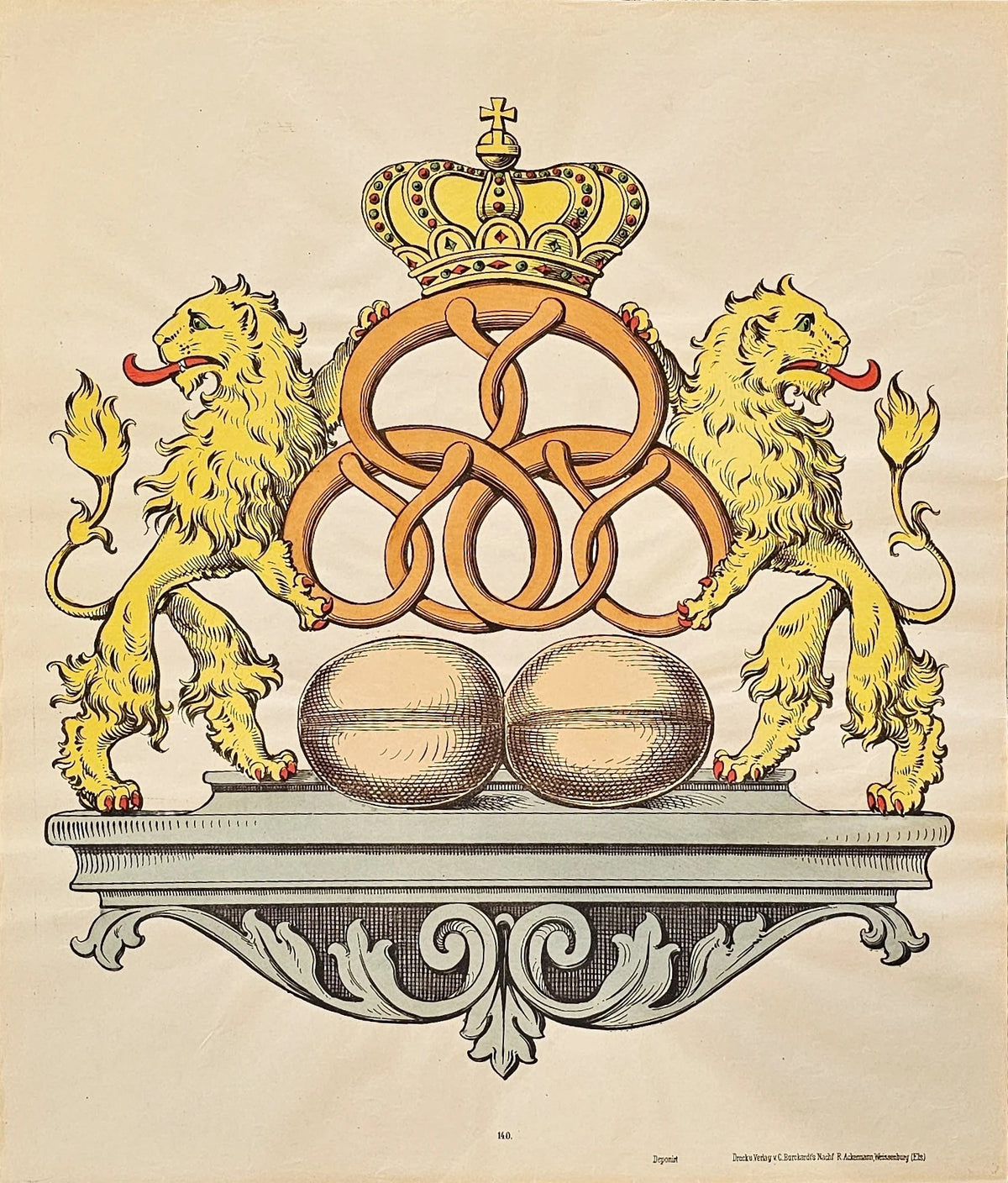 German Bakers' Guild  - Original Vintage Poster