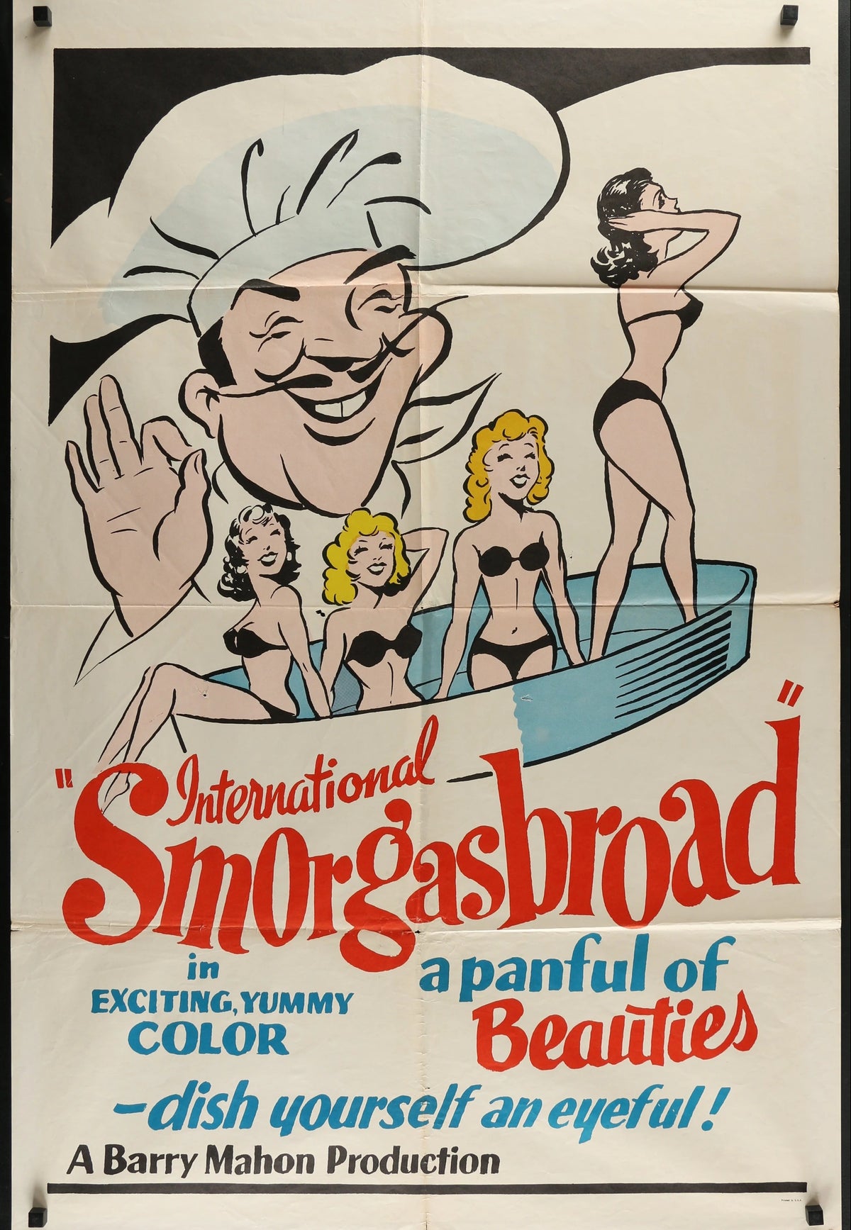 International Smorgasbroad 1sh 1965 with Barry Mahon - Original Vintage Poster
