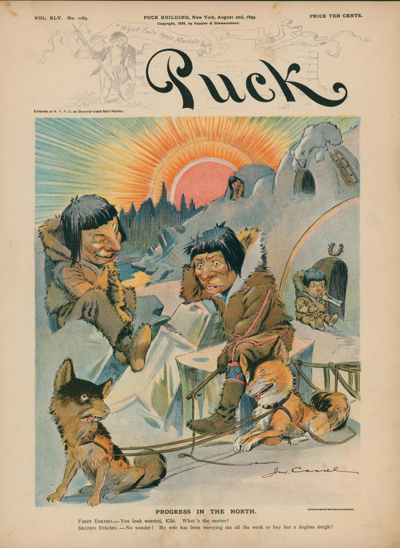 Puck Cover 23 - Original Vintage Cover Art: