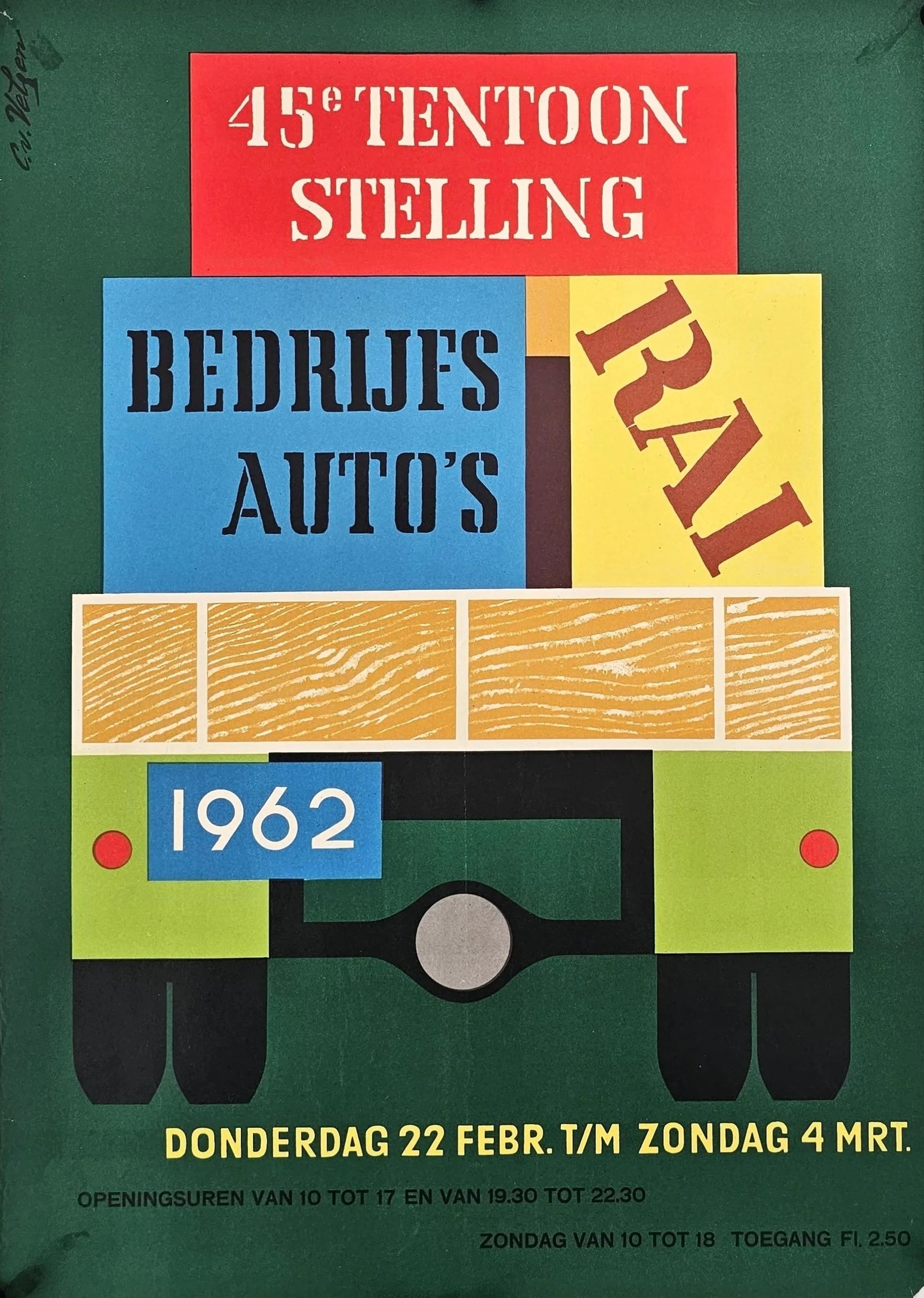 International Commercial Vehicle Show - Original Vintage Poster