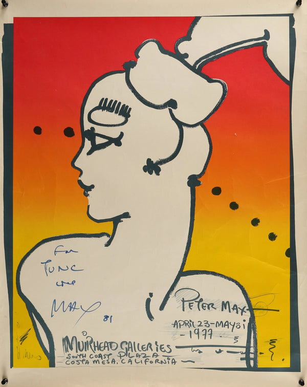 Peter Max for Muirhead Galleries (Hand Signed) - Original Vintage Poster