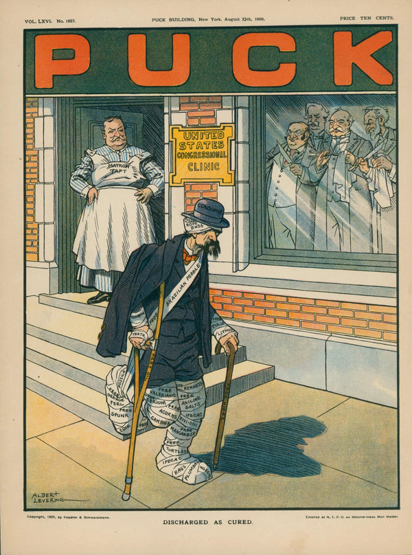 Puck Cover 16 - Original Vintage Cover Art: