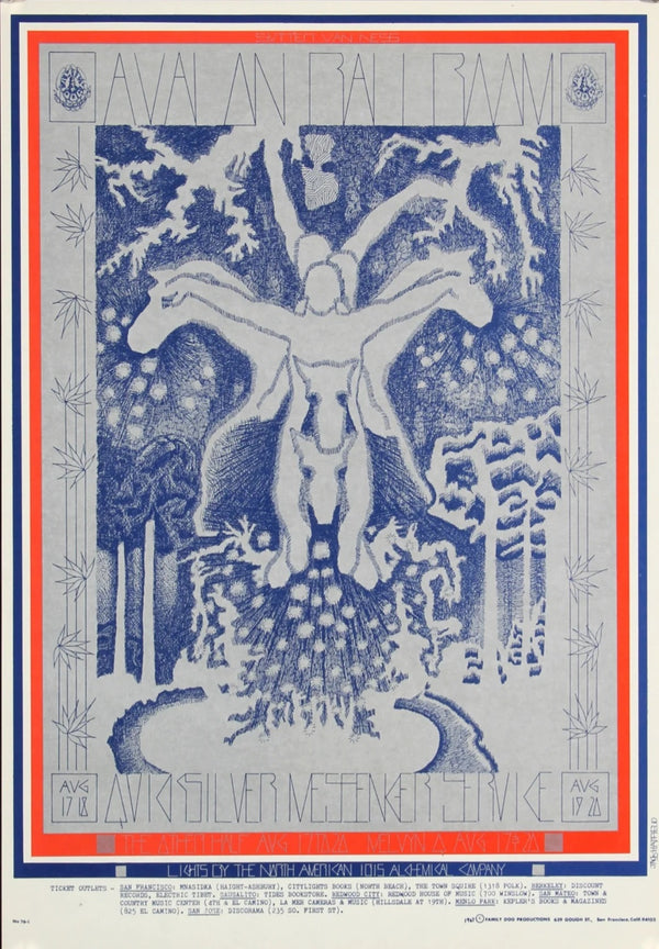 Quicksilver Messenger Service by Jack Hatfield, 1967 - Original Vintage Poster