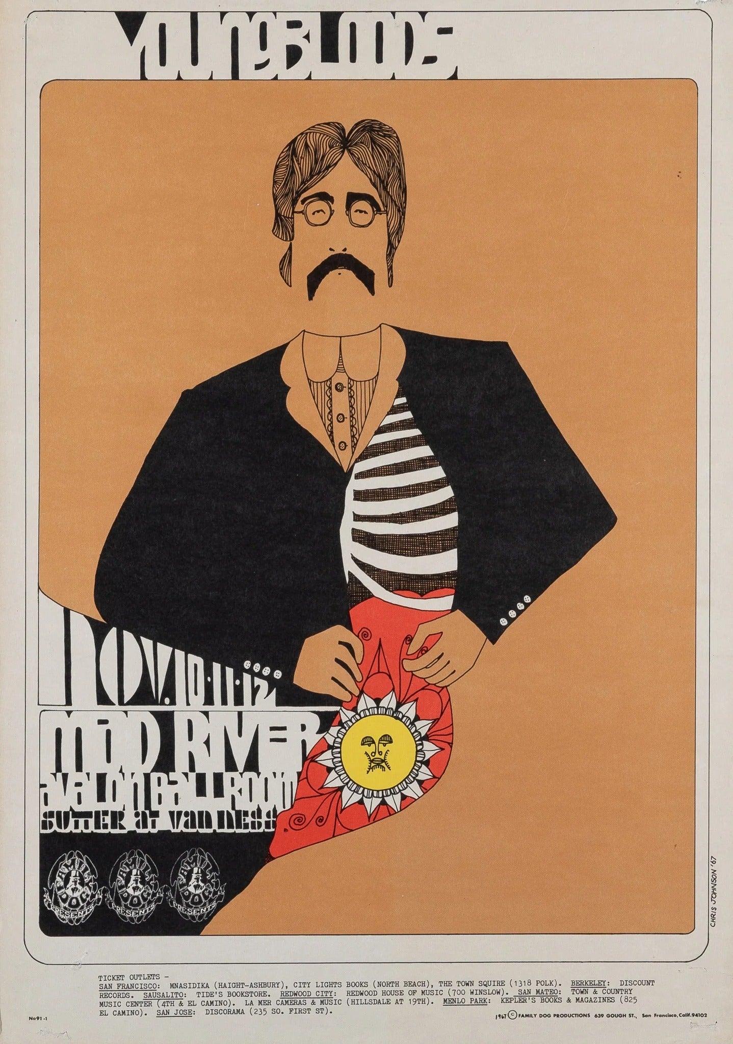The Youngbloods, John Lennon (FD-91-1) - Original Vintage Poster