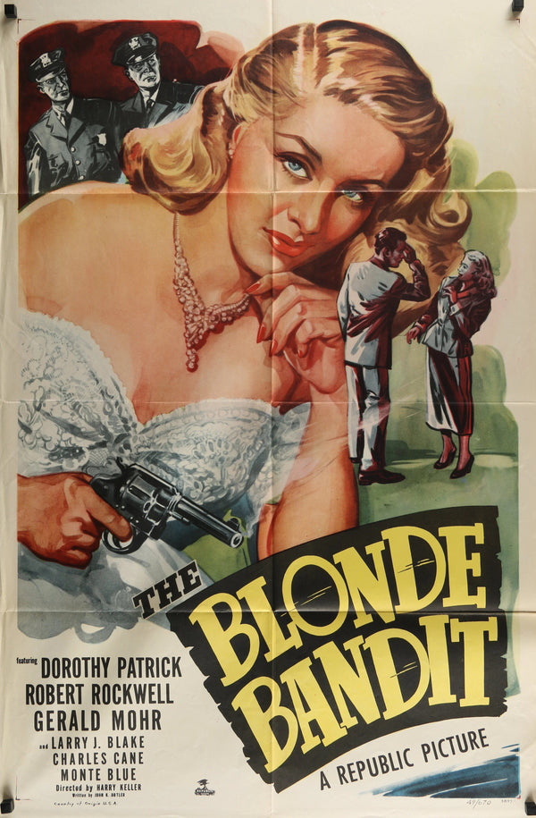 Blonde Bandit - Original Vintage Poster