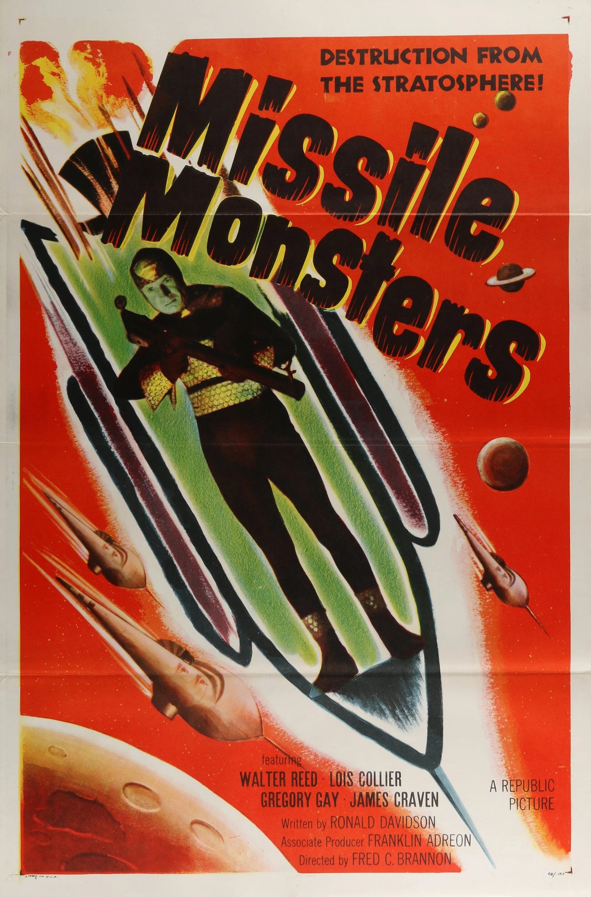 Missile Monsters - Original Vintage Poster