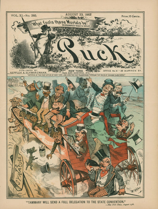 Puck Cover 4 - Original Vintage Cover Art: