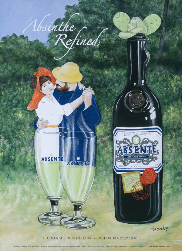 Homage to Renoir, Absinthe - Original Vintage Poster