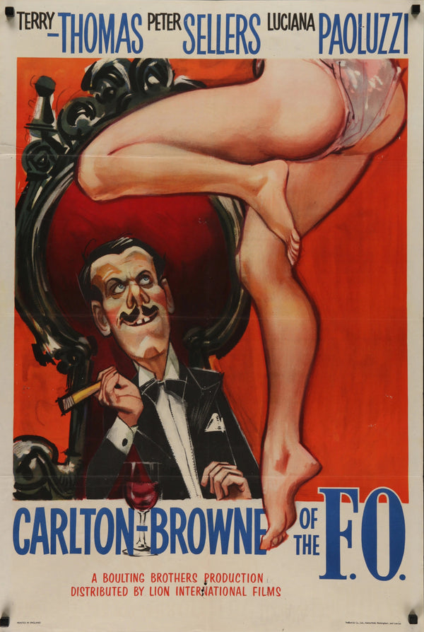 CARLTON-BROWNE OF THE F.O. English 1sh 1959 - Original Vintage Poster