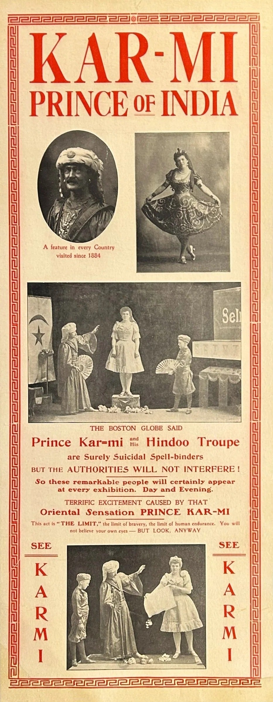 Kar-Mi, Prince of India - Original Vintage Poster