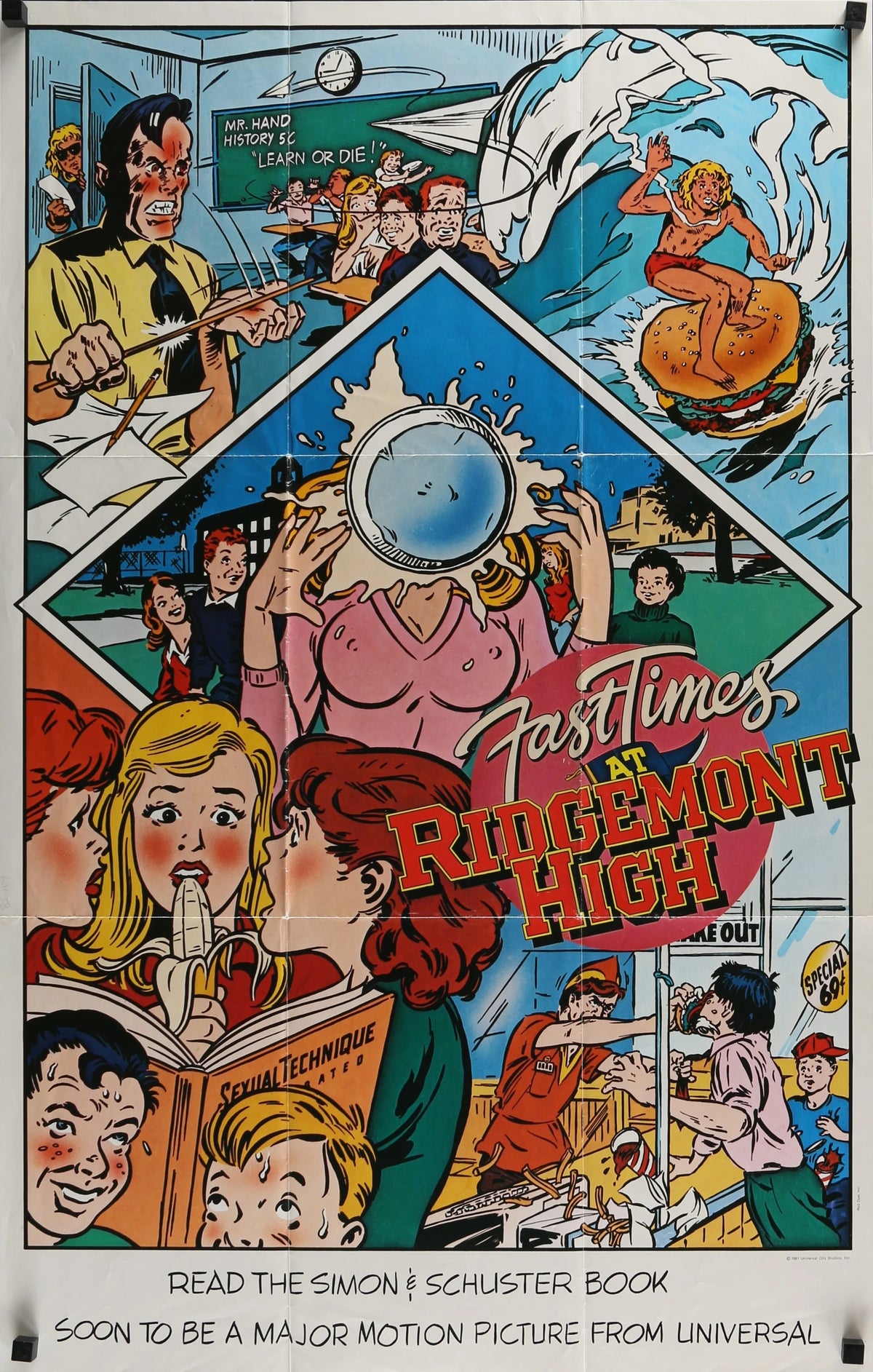 Fast Times at Ridgemont High - Original Vintage Poster