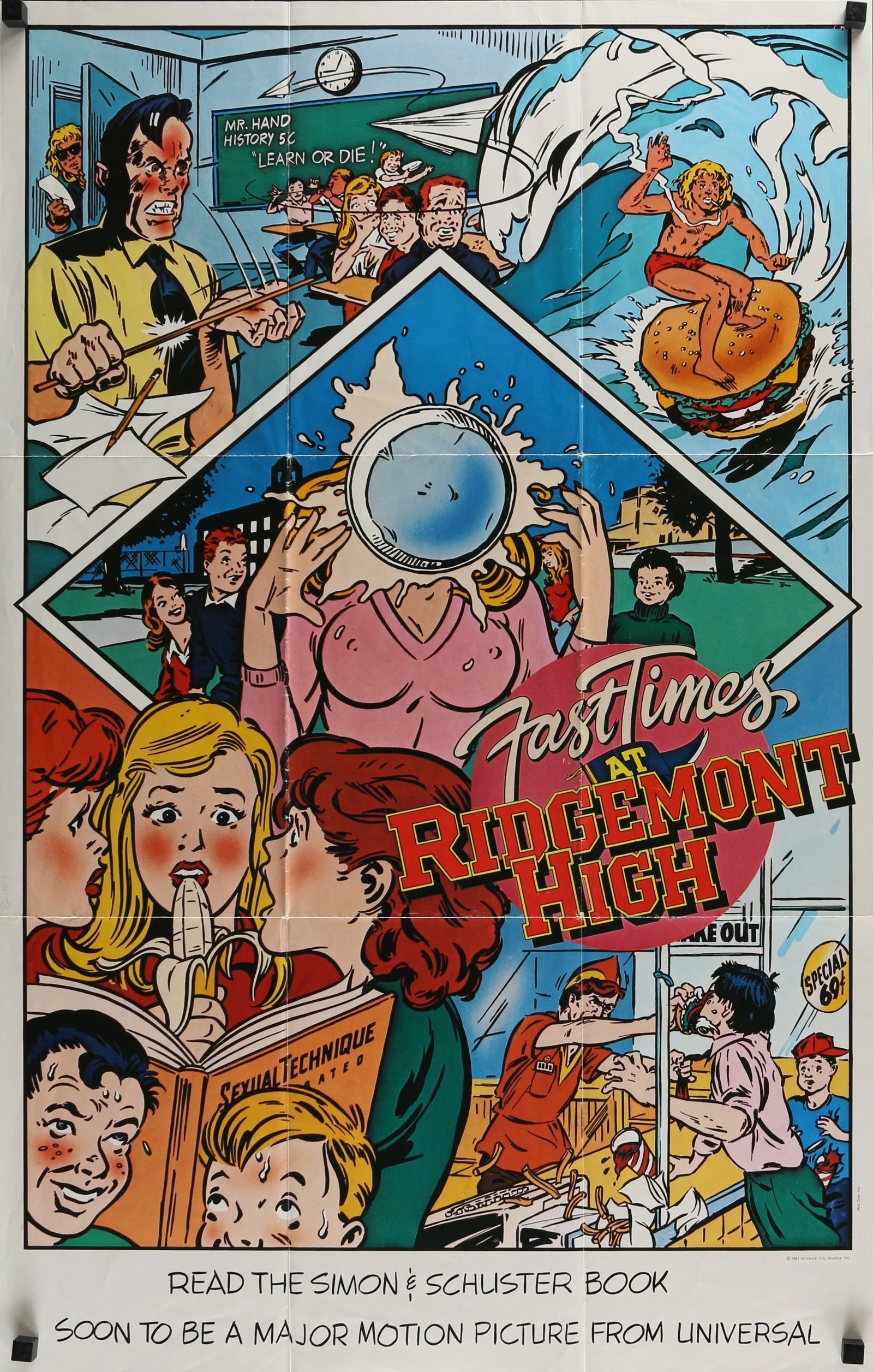 Fast Times at Ridgemont High - Original Vintage Poster