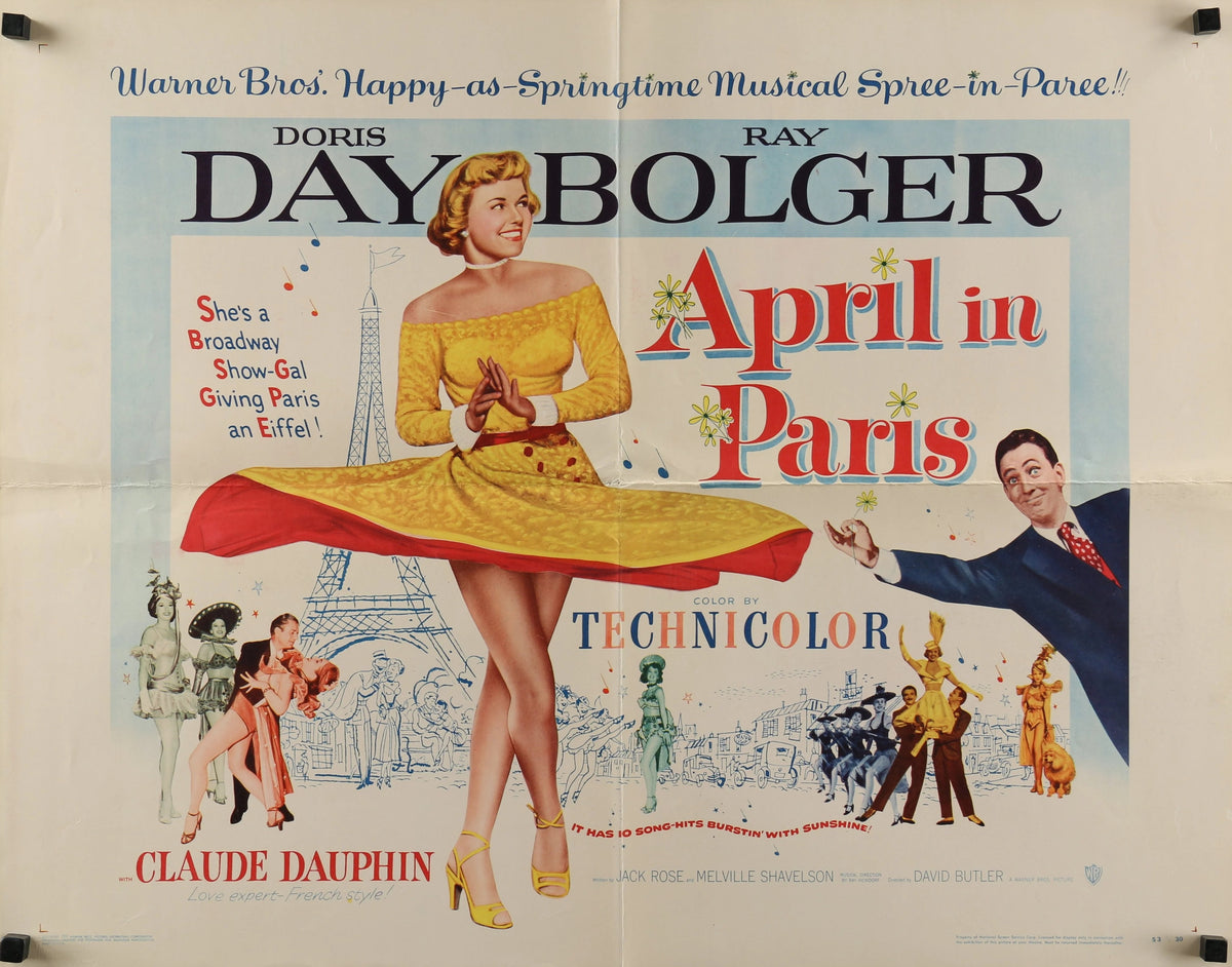 April in Paris - Original Vintage Poster