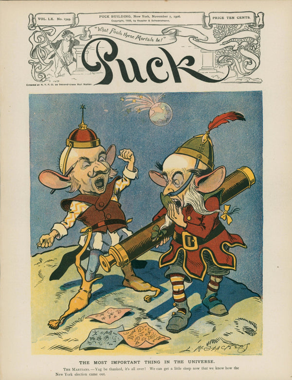 Puck Cover 6 - Original Vintage Cover Art: