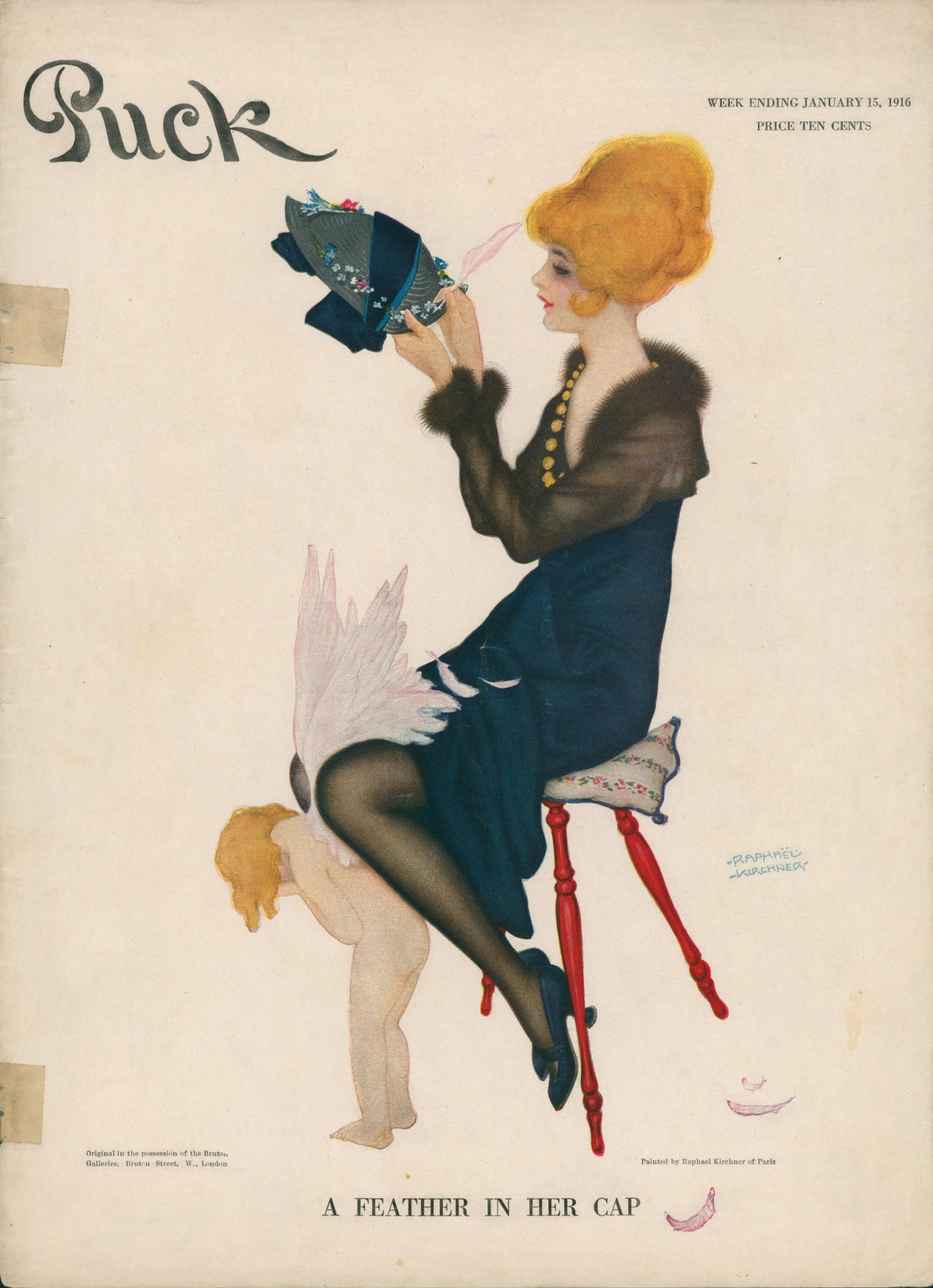 Puck Cover 38 - Original Vintage Cover Art: