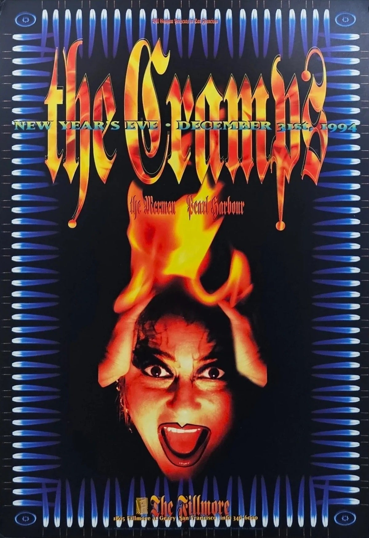 The Cramps by Rex Ray (F-174) - Original Vintage Poster