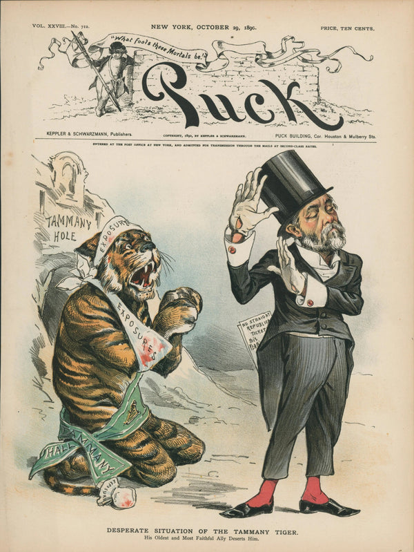 Puck Cover 1 - Original Vintage Cover Art: