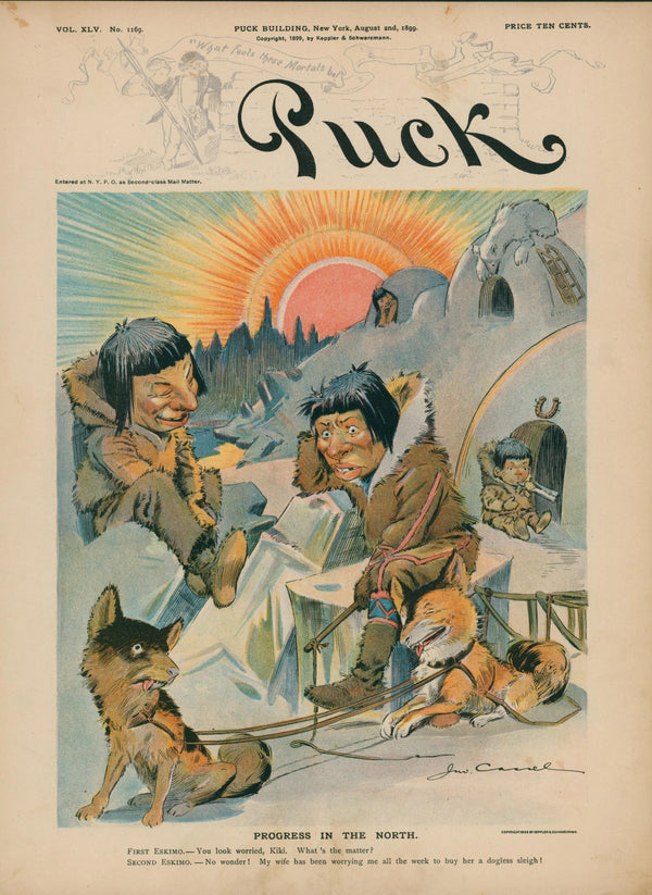 Puck Cover 23 - Original Vintage Cover Art: