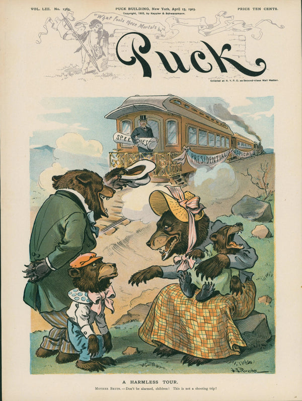 Puck Cover 37 - Original Vintage Cover Art: