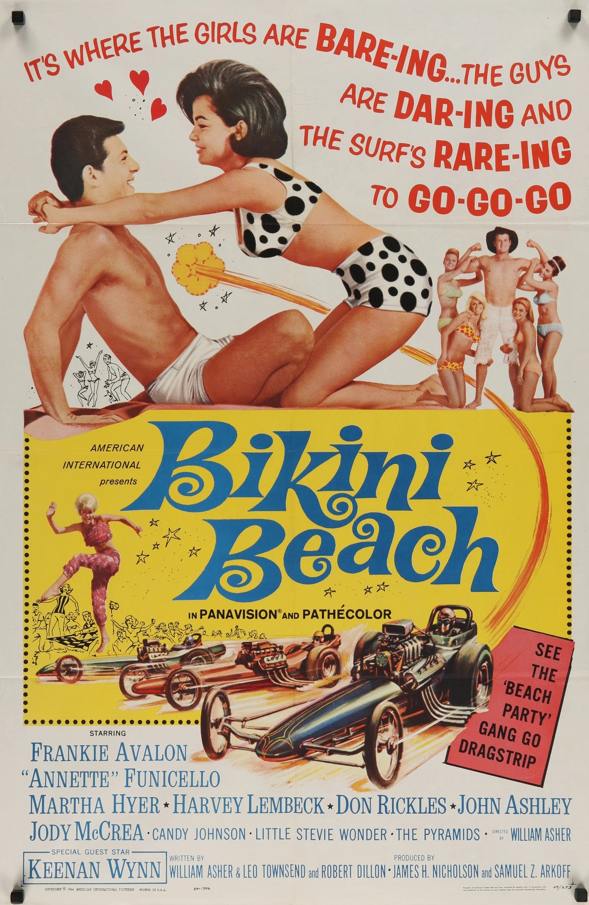 Bikini Beach - Original Vintage Poster