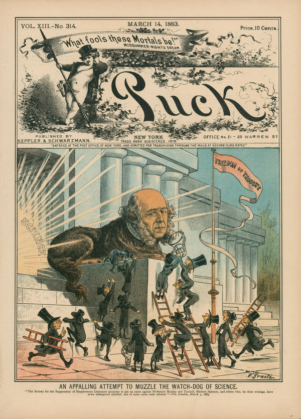 Puck Cover 43 - Original Vintage Cover Art: