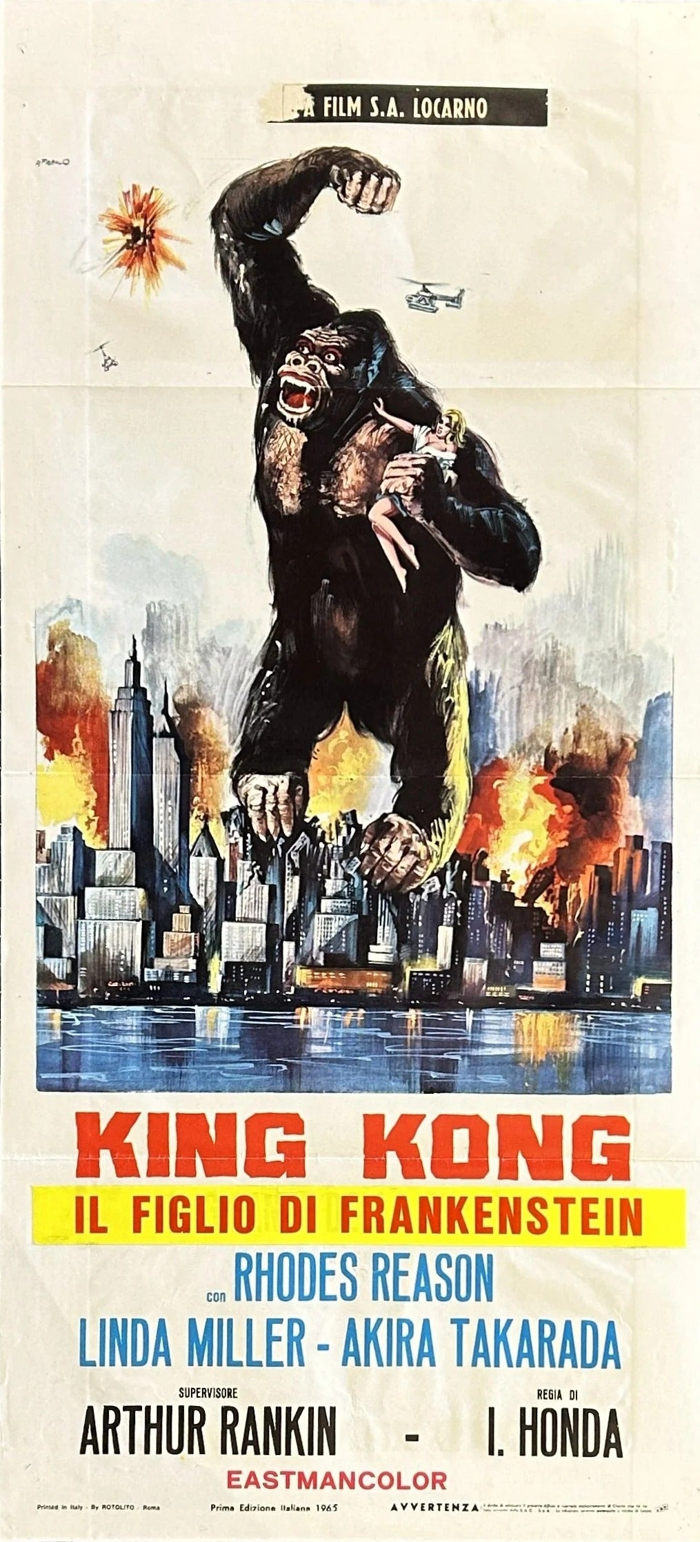 King Kong Escapes, Italian Release - Original Vintage Poster