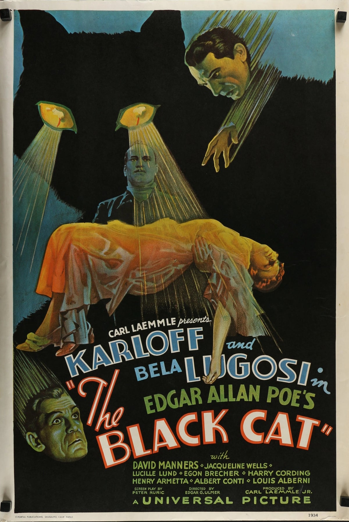 Black Cat - Original Vintage Poster
