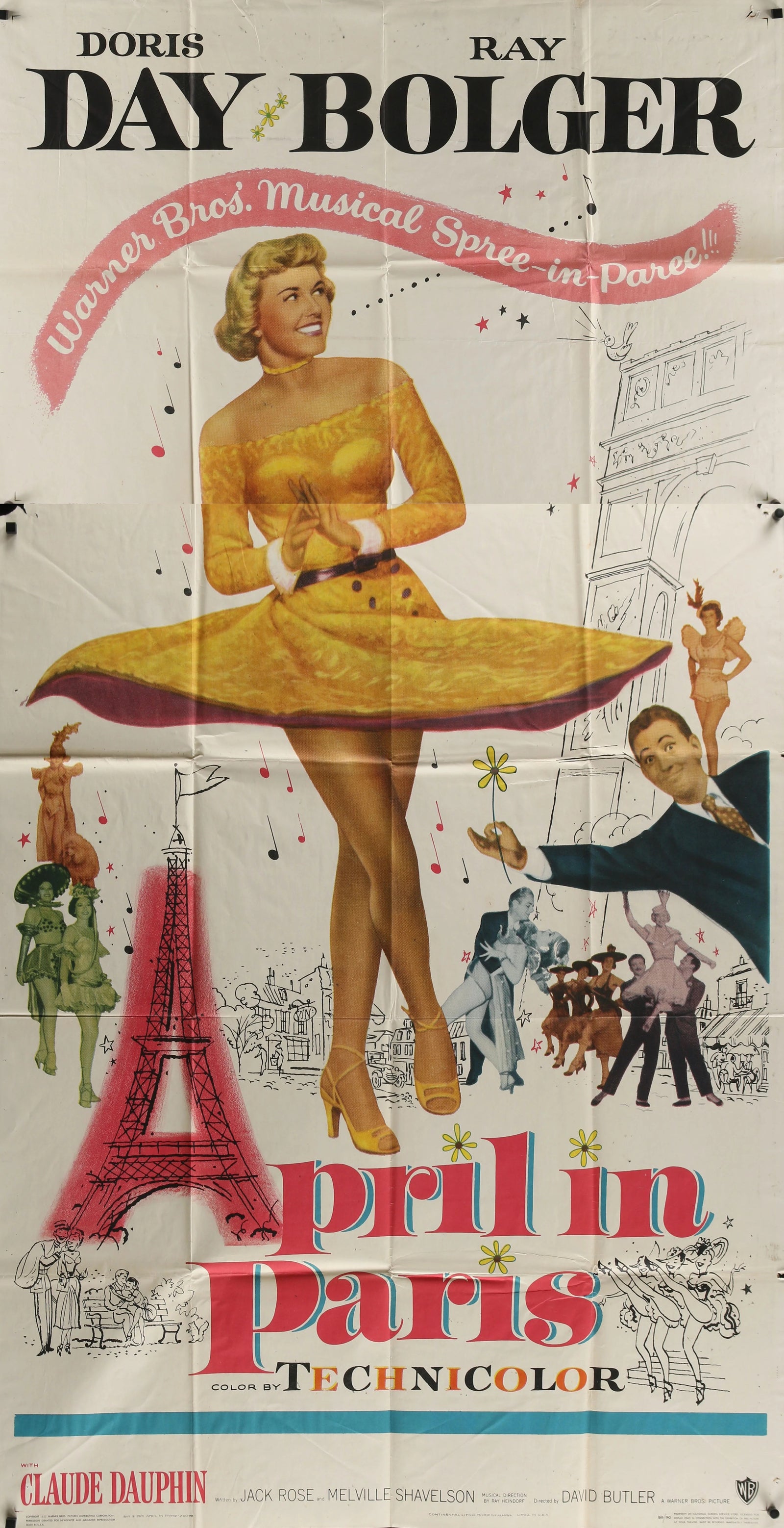 April in Paris - Original Vintage Poster