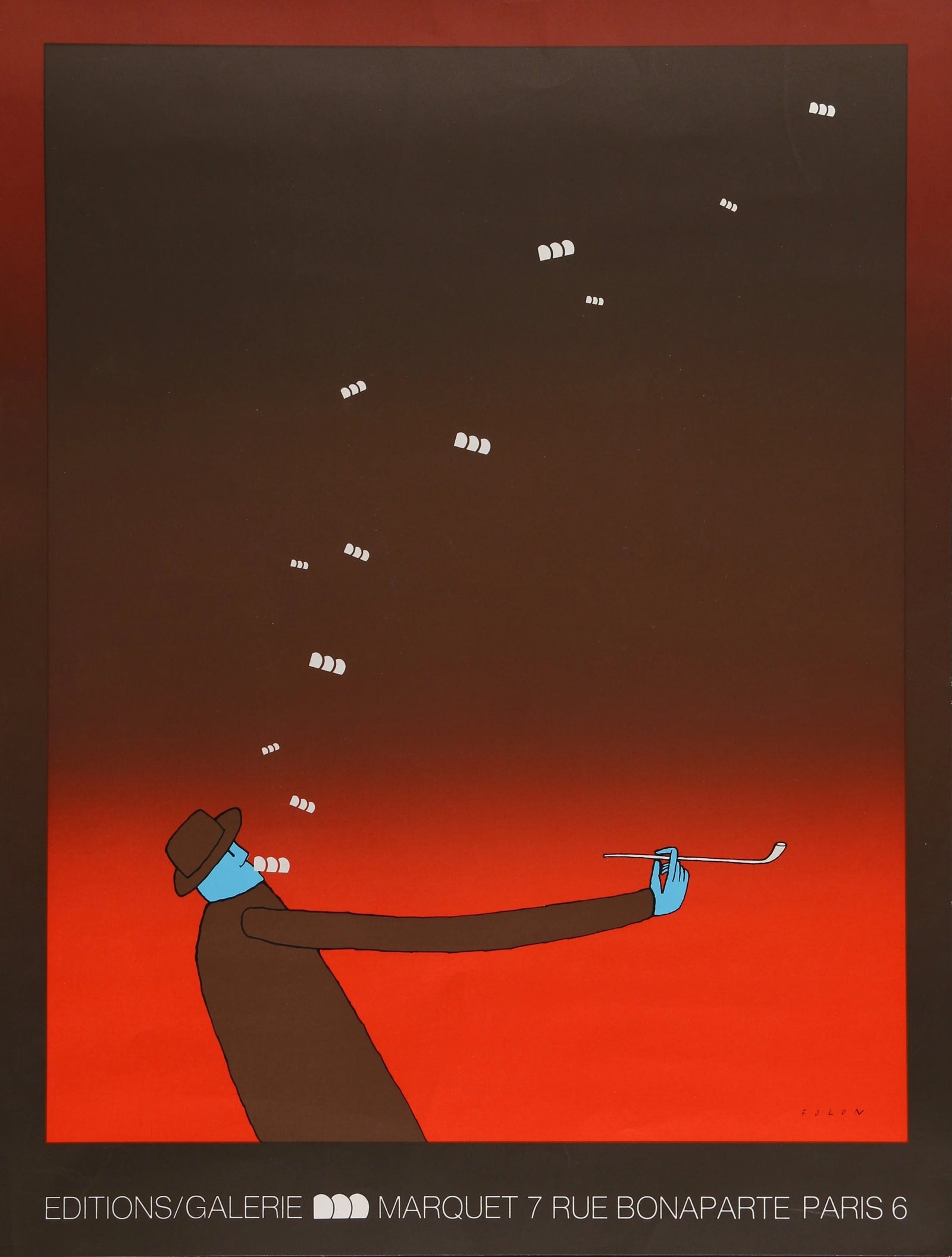 Jean-Michel Folon - Original Vintage Poster
