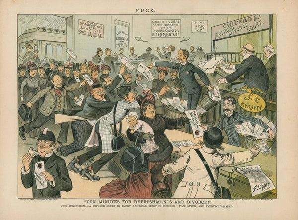 Puck Illustration 28 - Original Vintage Illustration