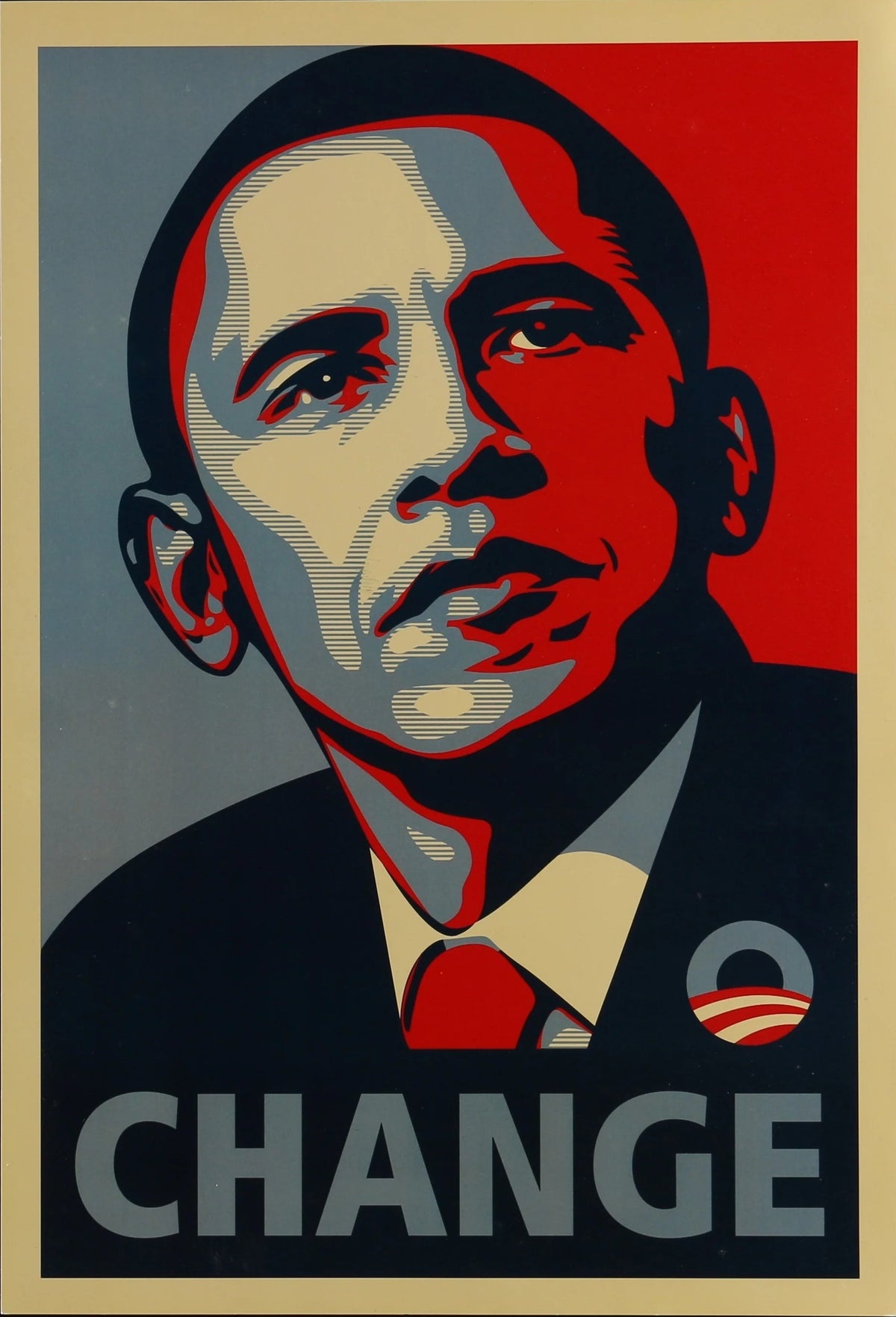 Change, Barack Obama by Shepard Fairey - Original Vintage Poster