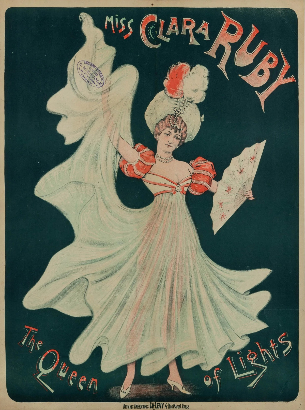 The Queen of Lights - Original Vintage Poster