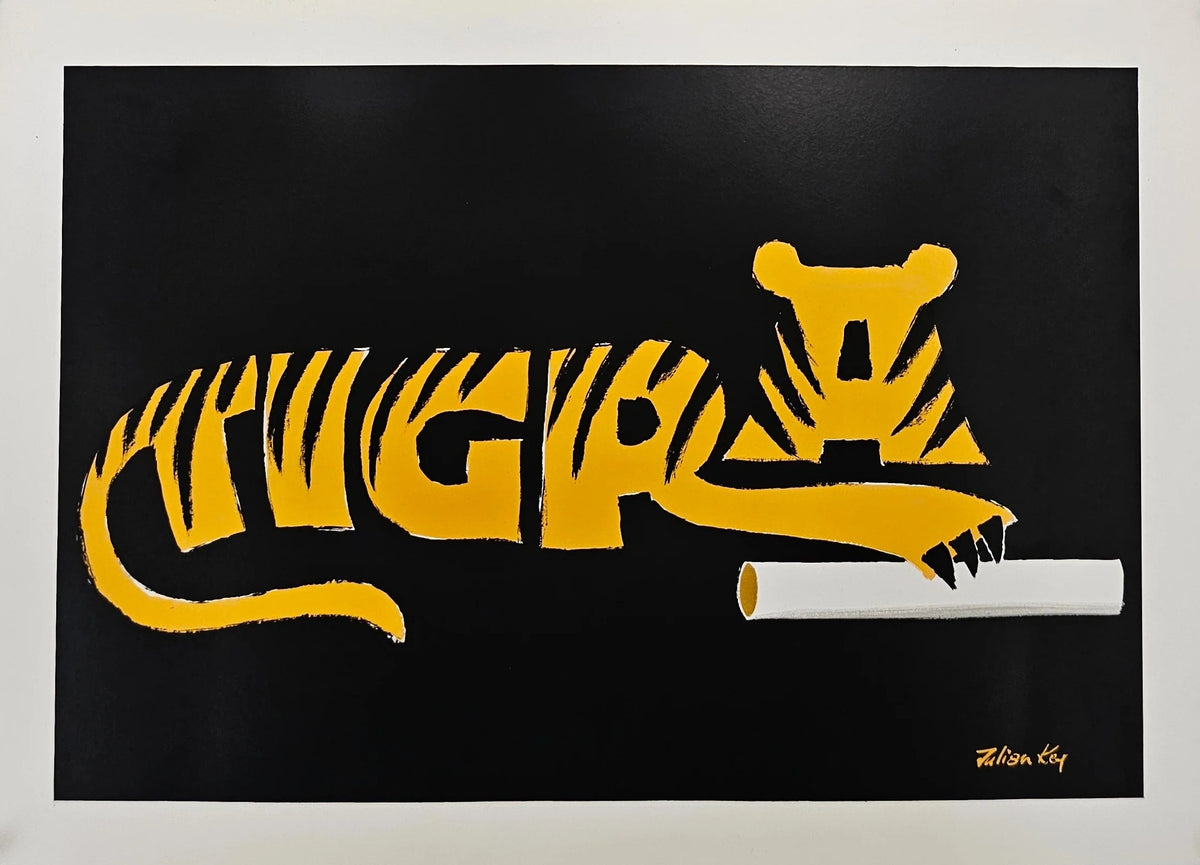 Tigra Cigarettes by Julian Key - Original Vintage Poster