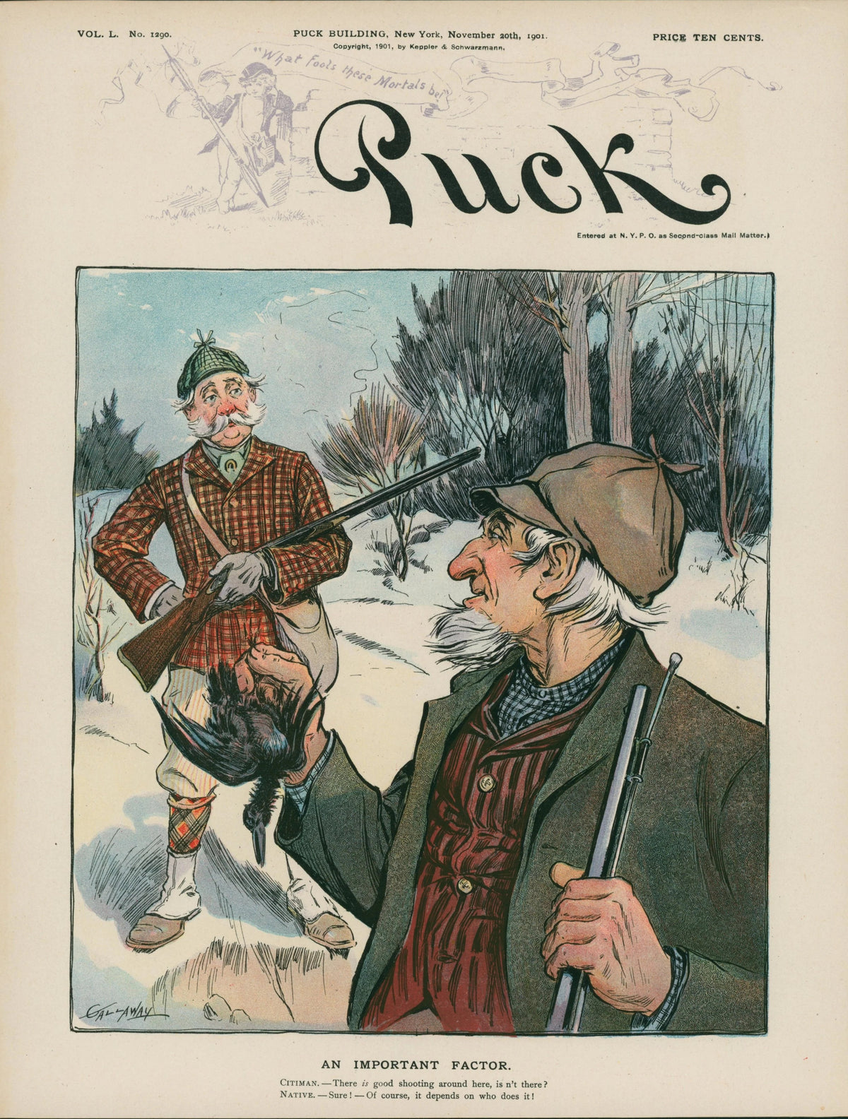 Puck Cover 28 - Original Vintage Cover Art: