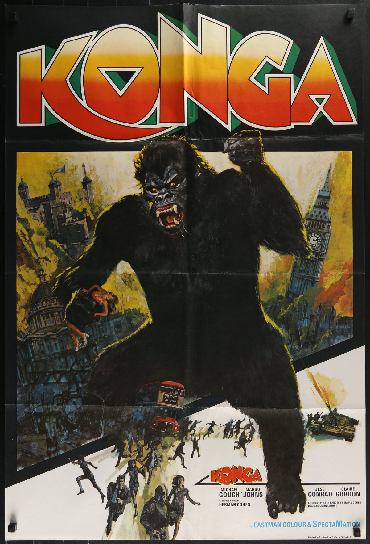 Konga, English Release - Original Vintage Poster