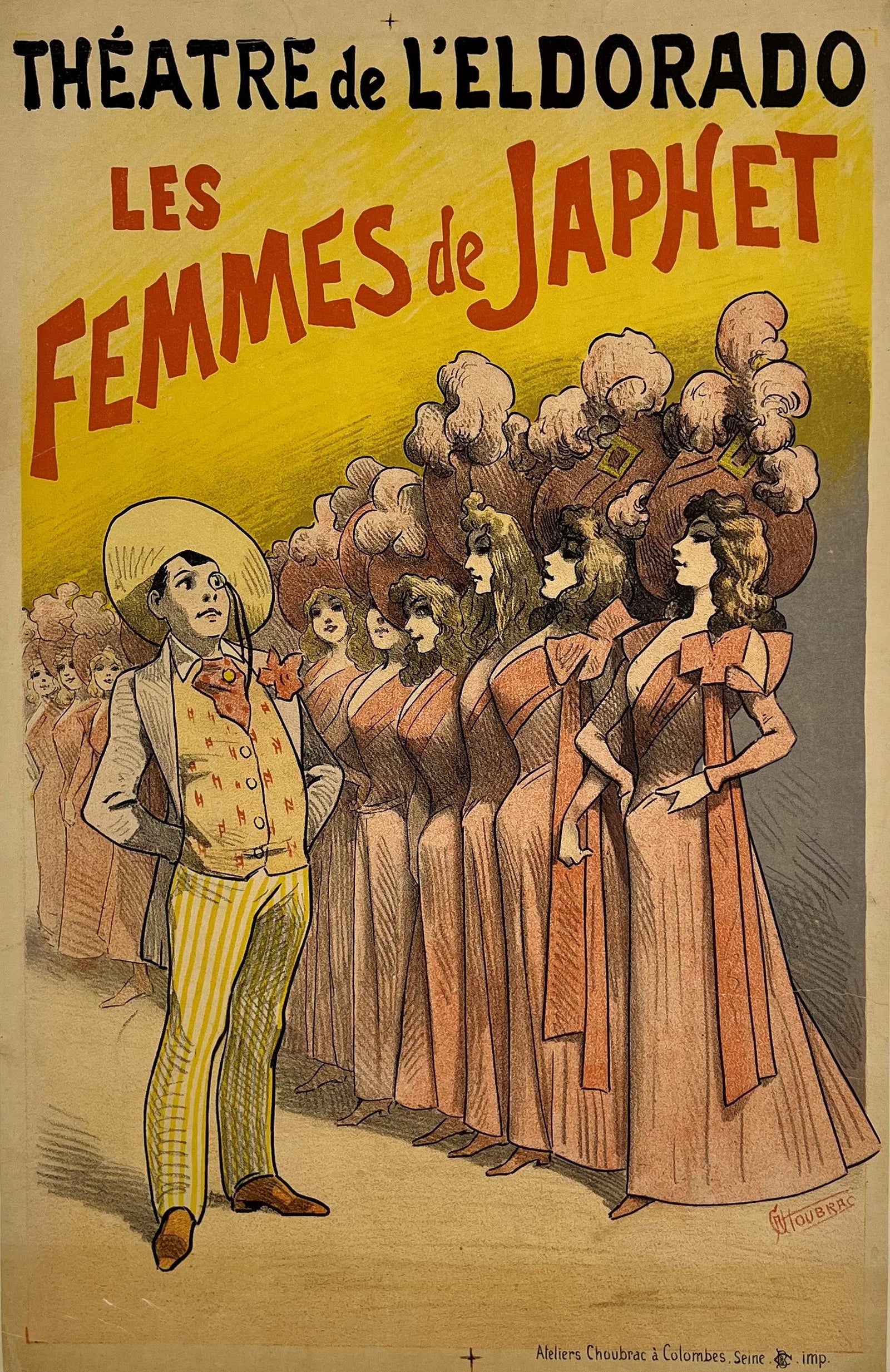 Les Femmes de Japhet - Authentic Vintage Poster