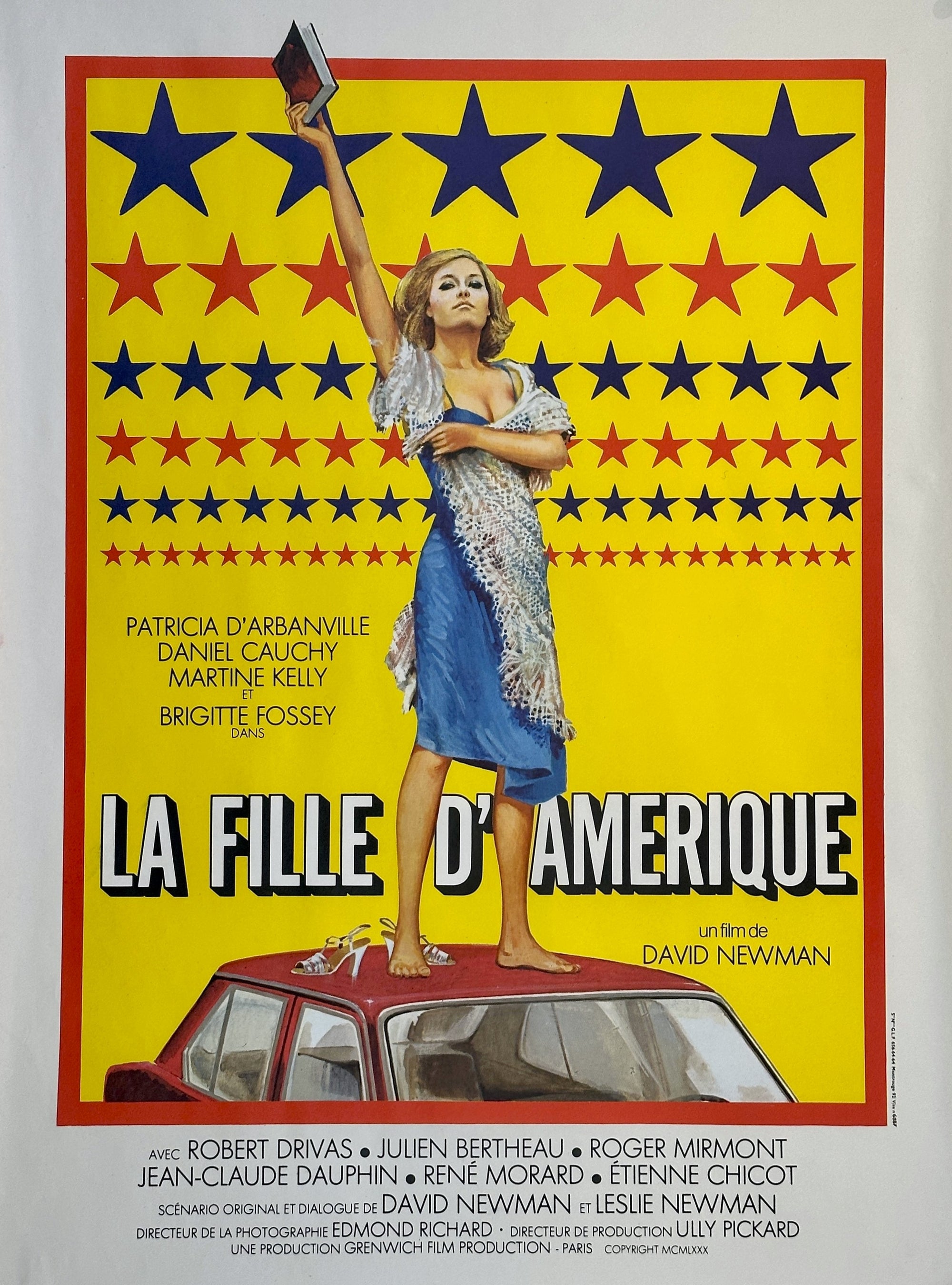 La Fille d'Amerique - Authentic Vintage Poster