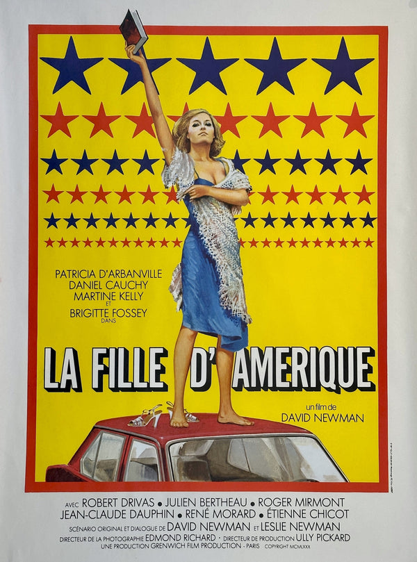 La Fille d'Amerique - Authentic Vintage Poster