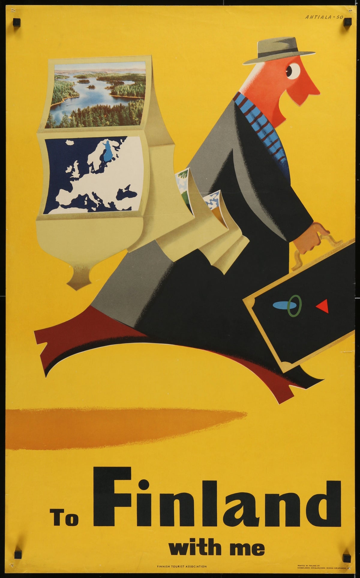 Finland - Authentic Vintage Poster