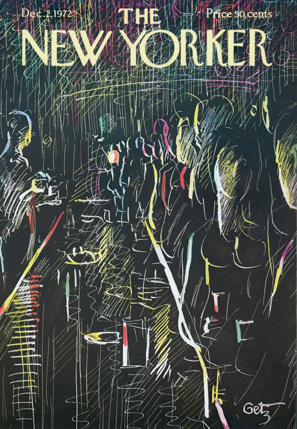 Midnight Drinks- The New Yorker - Authentic Vintage Cover Art
