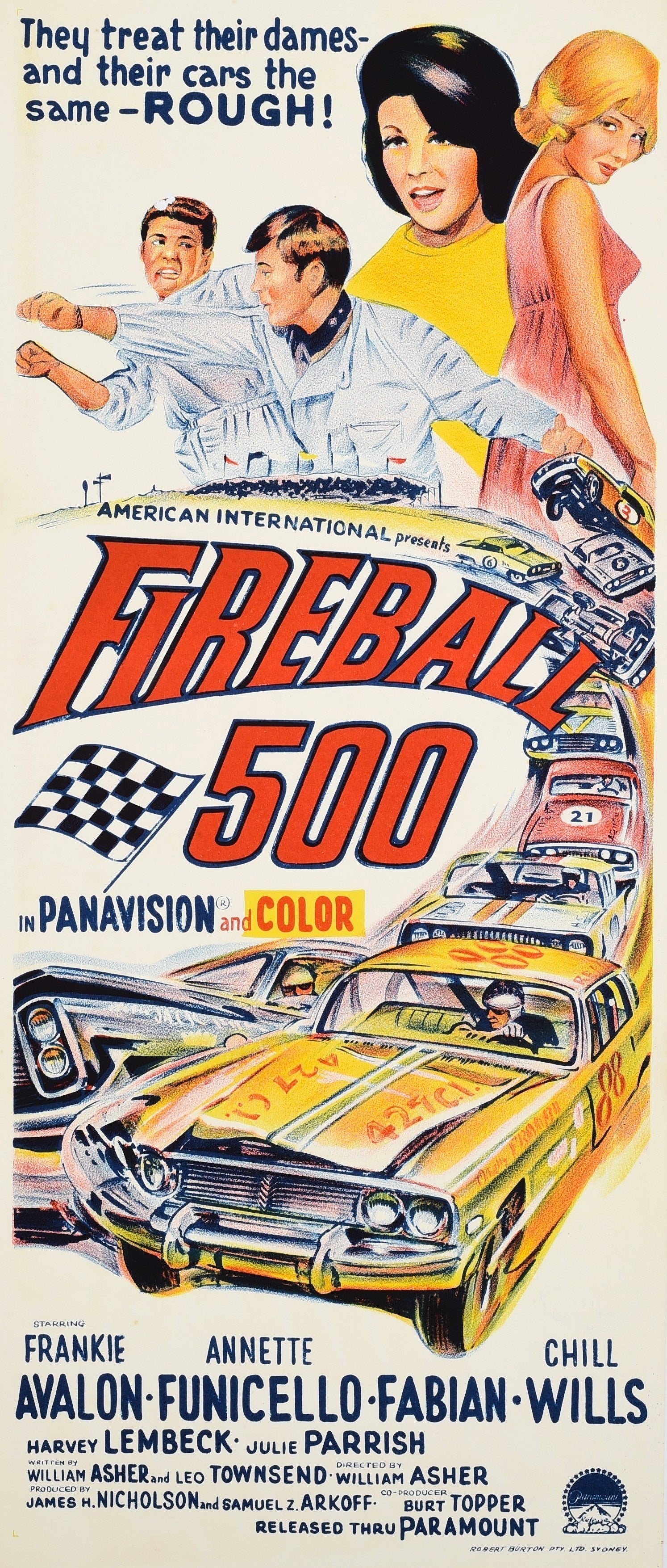 Fireball 500 - Authentic Vintage Poster